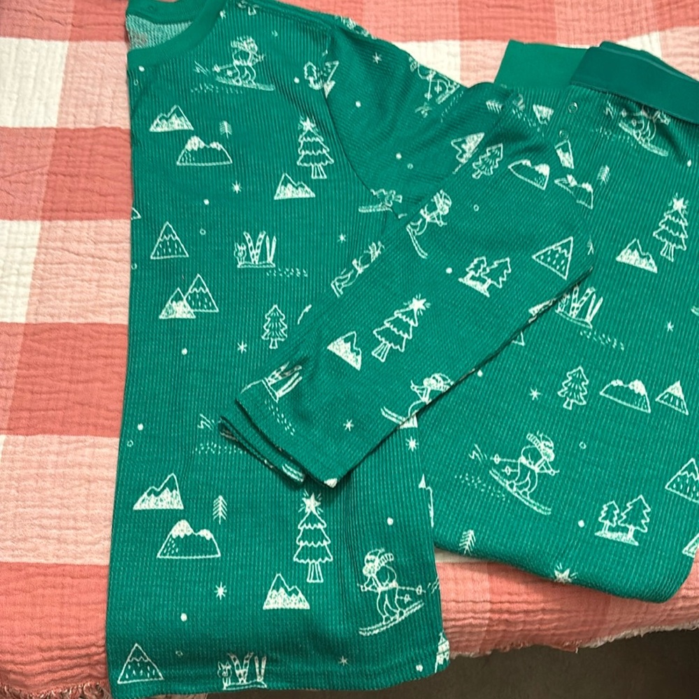 NWOT Wondershop thermal Christmas tree pajamas
